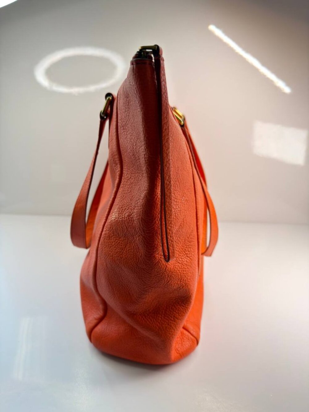 Marc Jacobs Leather Tote Bag – Orange - Picture 10 of 14